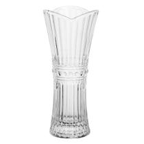 Vaso Decorativo De Cristal Ecológico Fratello 8x18cm De Mesa - FullFit