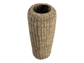 Vaso Decorativo De Fibra Aruanã Boho Chic Extra Em Fibra Natural 22 x 22 x 40cm Vaso Decorativo De Fibra Aruanã Boho Chic Extra Em Fibra Natural 22 x 22 x 40cm