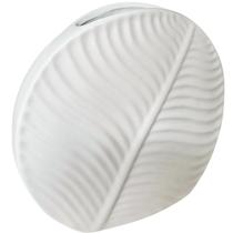 Vaso Decorativo de Luxo Folha Dolomita Enfeite Elegante 25cm