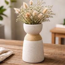 Vaso Decorativo De Mesa Mikonos Moderno Elegante Em Sisal Luxo Vaso Decorativo De Mesa Mikonos Moderno Elegante Em Sisal Luxo