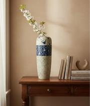 Vaso Decorativo de Porcelana Pintado à Mão para Sala 60cm Elegante
