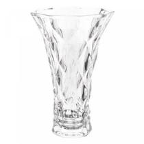 Vaso decorativo de vidro diamond 15cm x 25cm