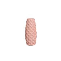 Vaso Decorativo em Cerâmica Home Modelo Diamond P Rose