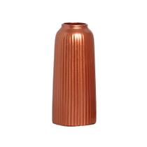 Vaso Decorativo em Cerâmica Home Modelo Waves G Cobre