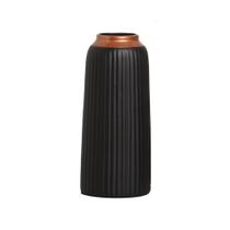 Vaso Decorativo em Cerâmica Home Modelo Waves G Copper