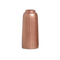 Vaso Decorativo em Cerâmica Home Modelo Waves G Rose Gold
