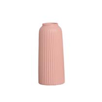Vaso Decorativo em Cerâmica Home Modelo Waves M Rose Vaso Decorativo em Cerâmica Home Modelo Waves M Rose