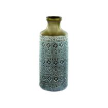 Vaso Decorativo em Cerâmica Indigo - 25cm -7899525655900 Vaso Decorativo em Cerâmica Indigo - 25cm -7899525655900