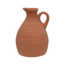 VASO DECORATIVO EM CERAMICA JARRO TERRACOTA 17cm - Bras Continental