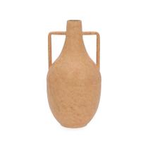 Vaso Decorativo em Metal Bege 40cm 18943 Mart