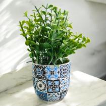 Vaso Decorativo Em Porcelana Luxo Estilo Oriental Vintage