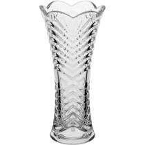 VASO DECORATIVO ENFEITE CASA 19x9x9cm VIDRO TRANSPARENTE