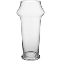 VASO DECORATIVO ENFEITE CASA 25x12x12cm VIDRO TRANSPARENTE