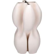 Vaso Decorativo Enfeite Casa Aparador 3d Home&co Cerâmica 32x19x19cm Nude Vaso Decorativo Enfeite Casa Aparador 3d Home&co Cerâmica 32x19x19cm Nude