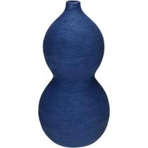 Vaso Decorativo Enfeite Casa Aparador Esferas Home&co Cerâmica 28x14x14cm Azul Vaso Decorativo Enfeite Casa Aparador Esferas Home&co Cerâmica 28x14x14cm Azul