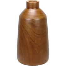 VASO DECORATIVO ENFEITE CASA APARADOR HOME&CO MADEIRA 41x22,5x22,5cm NATURAL