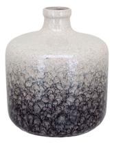 Vaso Decorativo Enfeite Casa Cerâmica 20x17x17cm Azul