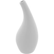 Vaso Decorativo Enfeite Casa Cerâmica 23x10x10cm Branco