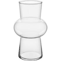 VASO DECORATIVO ENFEITE CASA ELIPSE HOME&CO VIDRO 20x12x12cm TRANSPARENTE
