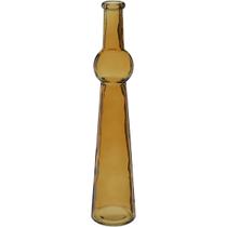 VASO DECORATIVO ENFEITE CASA FLOREIRO HOME&CO VIDRO 30x6x6cm LARANJA