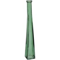 VASO DECORATIVO ENFEITE CASA FLOREIRO HOME&CO VIDRO 31x4x4cm VERDE