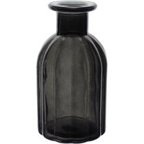VASO DECORATIVO ENFEITE CASA GARRAFA HOME&CO VIDRO 10x5x5cm FUME