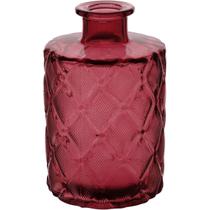 VASO DECORATIVO ENFEITE CASA GARRAFA HOME&CO VIDRO 11x7x7cm VINHO