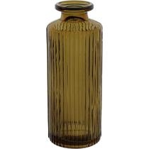 VASO DECORATIVO ENFEITE CASA GARRAFA HOME&CO VIDRO 13x5x5cm MARROM
