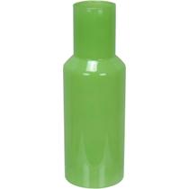 VASO DECORATIVO ENFEITE CASA GARRAFA HOME&CO VIDRO 26x9x9cm VERDE