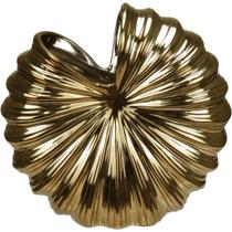 VASO DECORATIVO ENFEITE CASA HOME&CO CERÂMICA 24x24x9cm DOURADO