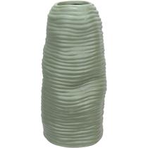 VASO DECORATIVO ENFEITE CASA HOME&CO CERÂMICA 26x13x13cm VERDE