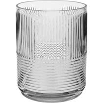 VASO DECORATIVO ENFEITE CASA HOME&CO VIDRO 15x12x12cm TRANSPARENTE