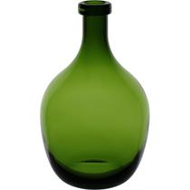 Vaso Decorativo Enfeite Casa HomeCo Vidro 30x18x18cm Verde