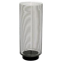 VASO DECORATIVO ENFEITE CASA LISTRAS HOME&CO VIDRO 25x10x10cm TRANSPARENTE