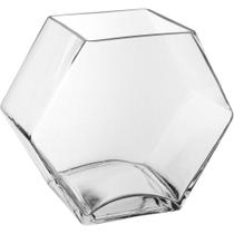 Vaso Decorativo Enfeite Casa Losango Home&co Vidro 10x20x17cm Transparente Vaso Decorativo Enfeite Casa Losango Home&co Vidro 10x20x17cm Transparente