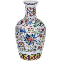 Vaso Decorativo Enfeite Casa Redondo Cerâmica Multicolorido Vaso Decorativo Enfeite Casa Redondo Cerâmica Multicolorido
