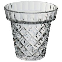 VASO DECORATIVO ENFEITE CASA REDONDO HOME&CO VIDRO 16x16x16cm TRANSPARENTE