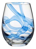 VASO DECORATIVO ENFEITE CASA SALA VIDRO 9x12x12cm AZUL