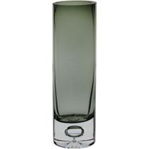 VASO DECORATIVO ENFEITE CASA TUBO HOME&CO VIDRO 20x6x6cm FUME