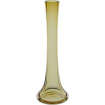 Vaso Decorativo Enfeite Casa Tubo Home&co Vidro 25x8x8cm Verde