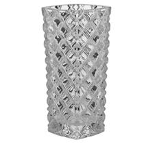 Vaso Decorativo Enfeite Casa Vidro 15x5x5cm Transparente