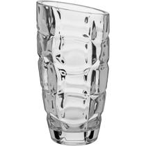 VASO DECORATIVO ENFEITE CASA VIDRO 19x9x9cm TRANSPARENTE