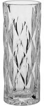VASO DECORATIVO ENFEITE CASA VIDRO 20x7x7cm TRANSPARENTE