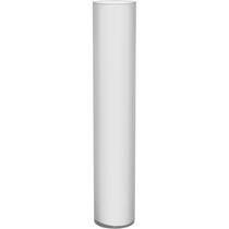 VASO DECORATIVO ENFEITE CASA VIDRO 80x15x15cm BRANCO