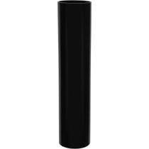 Vaso Decorativo Enfeite Casa Vidro 80x18x18cm Preto