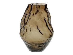 Vaso Decorativo Enfeite De Mesa Moderno Em Vidro Orgânico