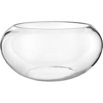 Vaso Decorativo Enfeite Redondo Home&co Vidro 18x35cm Transparente