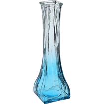 VASO DECORATIVO ENFIETE CASA FLOREIRO HOME&CO VIDRO 20x6x6cm AZUL