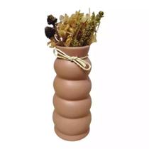Vaso Decorativo Esfera Grande com Laço - cor Cappuccino Vaso Decorativo Esfera Grande com Laço - cor Cappuccino