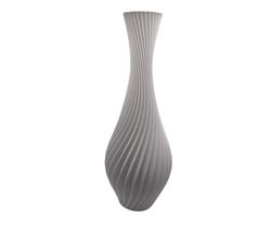 Vaso Decorativo Espiral Branco 22 cm Vaso Decorativo Espiral Branco 22 cm